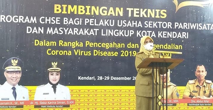 Dispar Kendari Gelar Bimtek Program CHSE